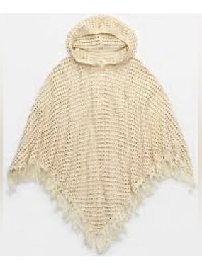 Aerie - Fringe Knit Poncho
